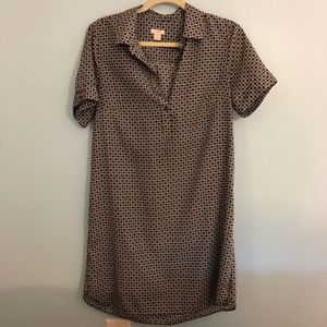 JCrew Geometric Shift Shirt Dress